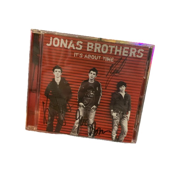 Other - JONAS BROTHERS AUTOGRAPHED CD It's About Time Cd Signed Jonas Brothers 1st Album